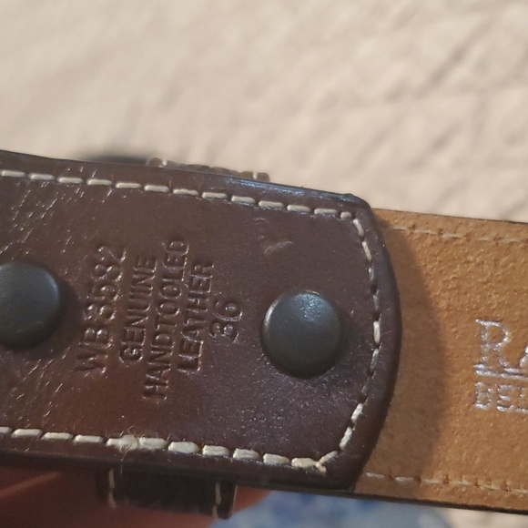 Size 36 ladies embellished cowhide leather belts CHOOSE 1 western sparkle gems - Picture 4 of 4